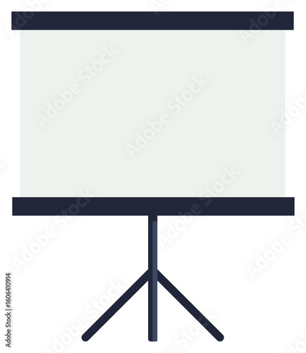 blank projector screen board