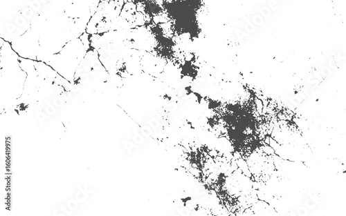Abstract grunge black and white distressed texture background.Texture of a concrete wall with cracks and scratches which can be used as a background