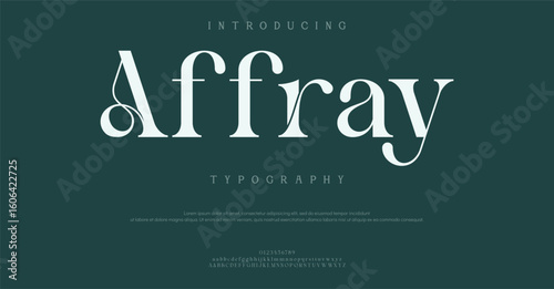 Affray  Minimal modern alphabet fonts. Typography minimalist urban digital fashion future creative logo font.