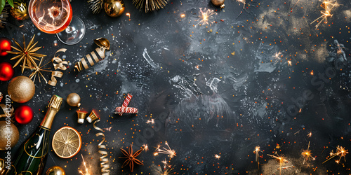 Midnight Toasts – Champagne bubbles were once considered a symbol of wealth and celebration!
