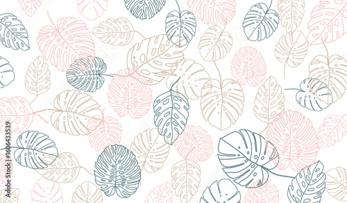 seamless pattern with flowers