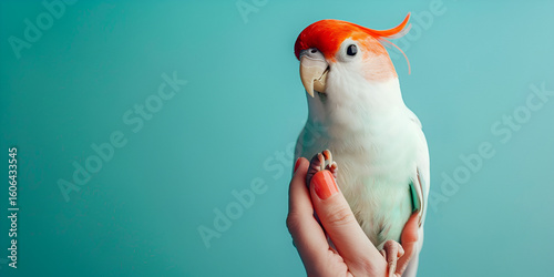 Exotic Bird Beauty – Parrots can mimic human speech thanks to their complex vocal learning ability!
