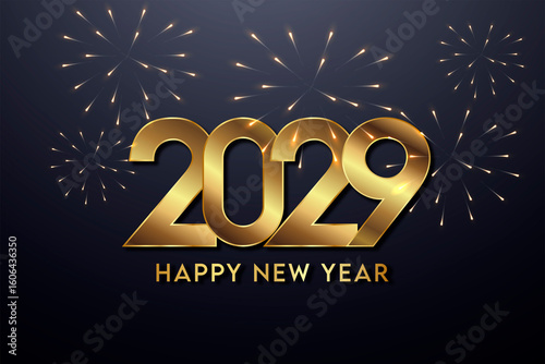 Happy New Year 2029 Celebration	