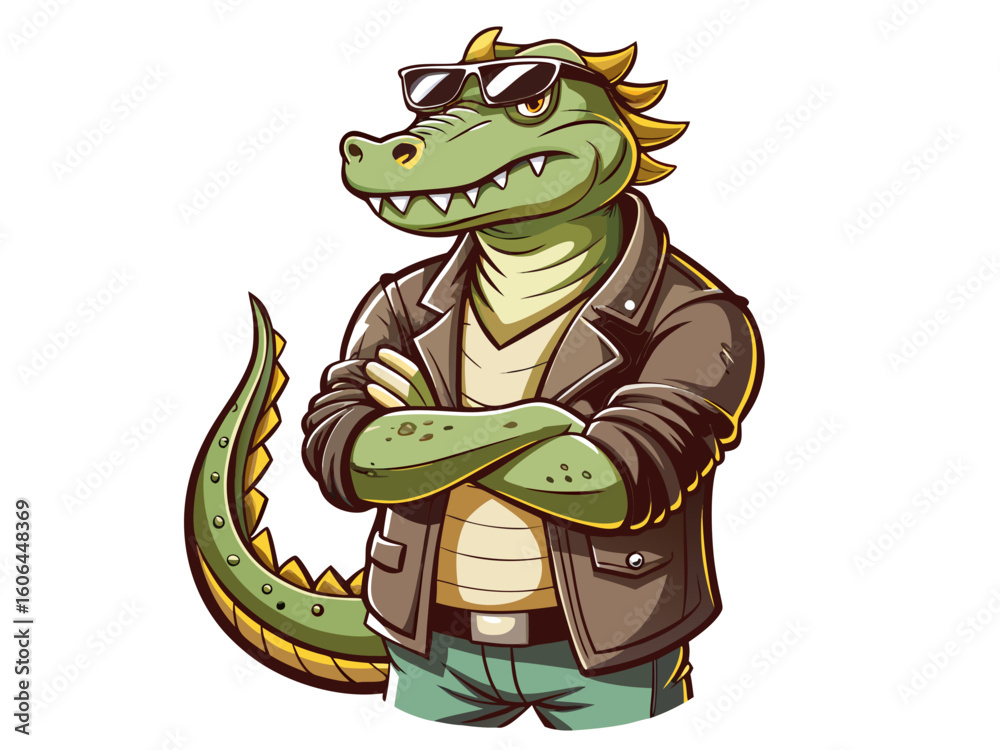 Obraz premium crocodile mascot