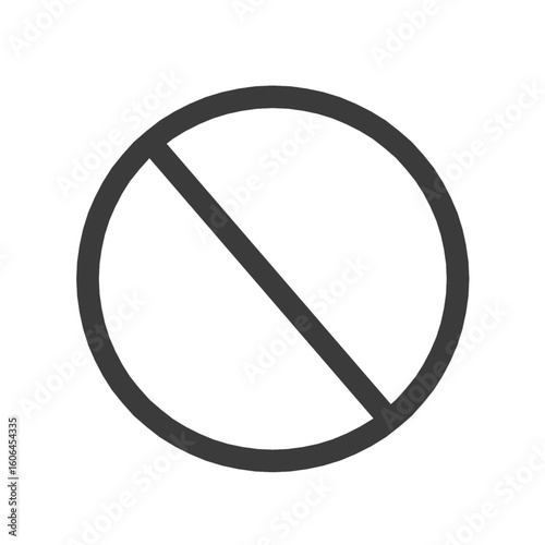 black prohibited sign not allowed prevent concept .eps