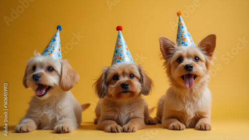 Pets celebrating birthdays. Adorable animals in party hats. Cute dogs and cats at birthday parties. Fun pet birthday ideas for your furry friends.
