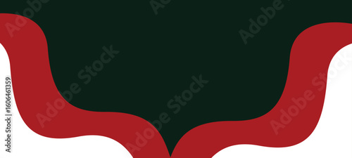 abstract liquid banner red and white color