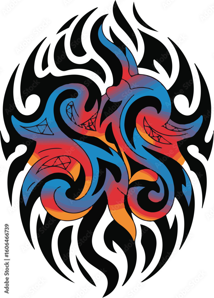 Naklejka premium a-vibrant-vector-illustration-showcases-_F-umaRAcSCGvTM4MlMW0Ug_8dF-GEwJTQez8ObTl_8cRg
