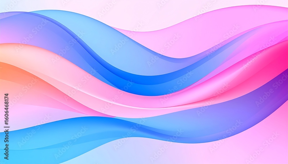 Obraz premium Abstract wavy colorful background (1)