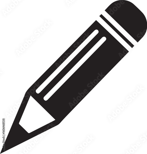 pencil silhouette icon