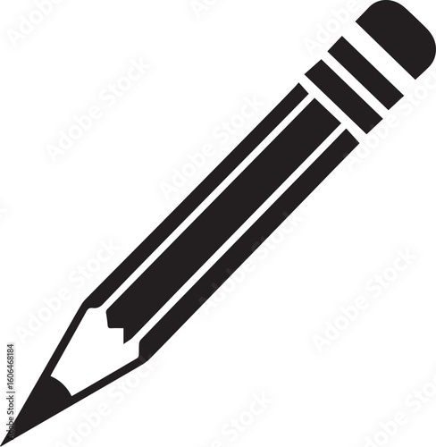 pencil silhouette icon