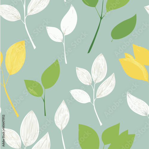 botanic wallpaper abstract