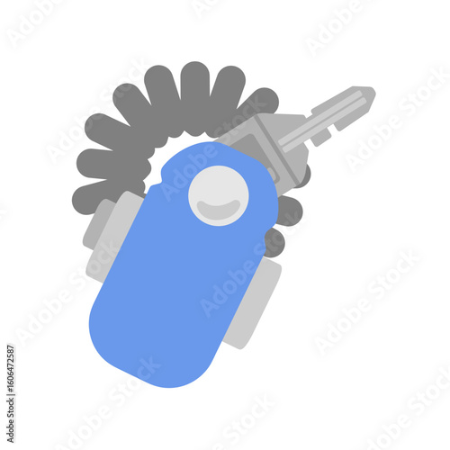 ロッカーキー　リストバンド　温泉　プール　銭湯　鍵　イラスト　