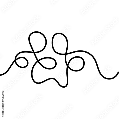 Monoline Cat Paw