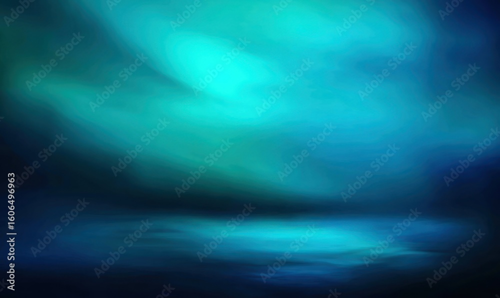 Abstract teal gradient background with soft lighting. Abstract teal gradient background with soft lighting.
