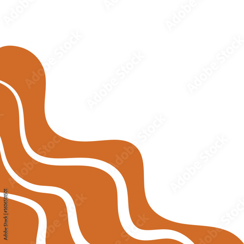 Abstract Wavy Corner