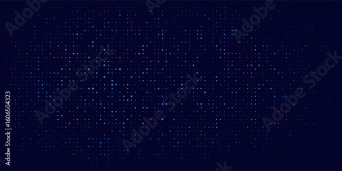 Abstract Finance Digital Business Background. Fintech Technology or Science Research Presentation Backdrop. Digital Crypto Business Vector Illustration.