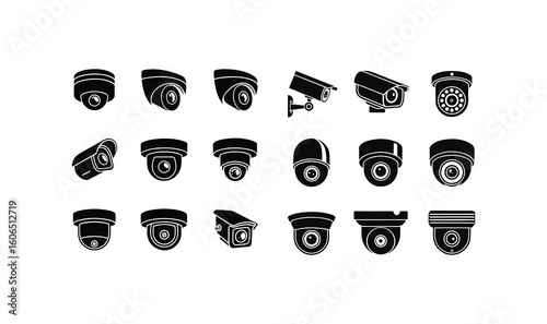 Camera Set Vector Icons Collection
