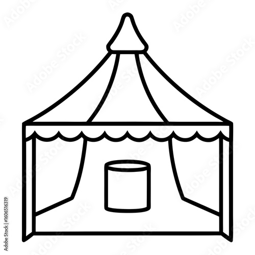 Beer Tent  
icon featuring beer, pretzels, and Bavarian elements. Perfect for party themes and German festival designs.