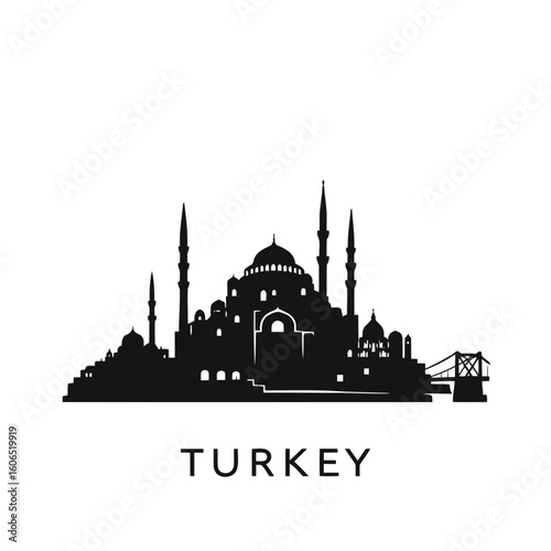 Blue Mosque Istanbul's iconic silhouette, a symbol of Turkish architecture, captivates travelers with its majestic minarets and domes