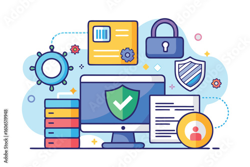Overview of database and personal data security measures with emphasis on cyber data protection and identity verification procedures