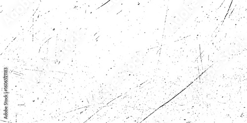 Abstract texture of grunge white and black scratches and cracks distressed grainy dust wall background. vintage of old surface background. pattern and texture of cracks, scratches rusty wall and chip.