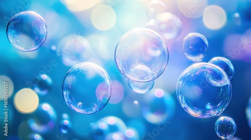 Wallpaper Mural Colorful floating bubbles Torontodigital.ca