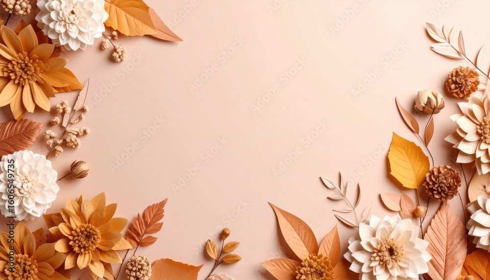 Obraz premium Floral arrangement crafting workshop art studio decorative art cozy environment close-up view creativity and nature integration