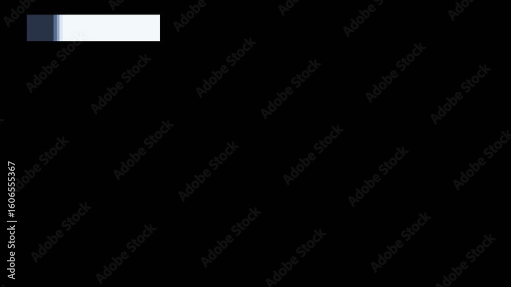 Lower third animation name and title. Minimalist abstract design featuring a dark and light rectangle.  Modern geometric shape graphic. Perfect for backgrounds or presentations.