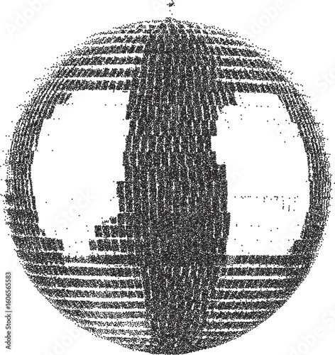 Disco retro y2k stipDragonfly retro y2k stipple design insect halftone brutalist urban vector png with clear background