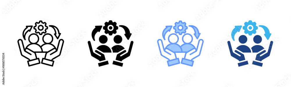 Inclusion icon set multiple style collection Inclusion icon set multiple style collection