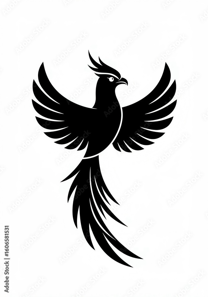Fototapeta premium bird phoenix vector