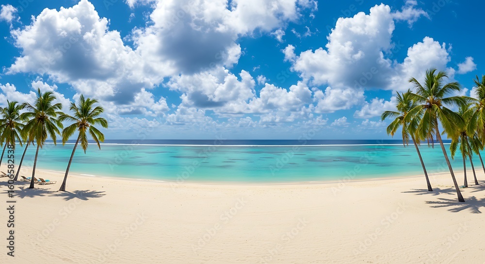 Obraz premium Unwind by the Waves Discover Your Perfect Beach Vacation, Tropical Bliss Where Summer Never Ends