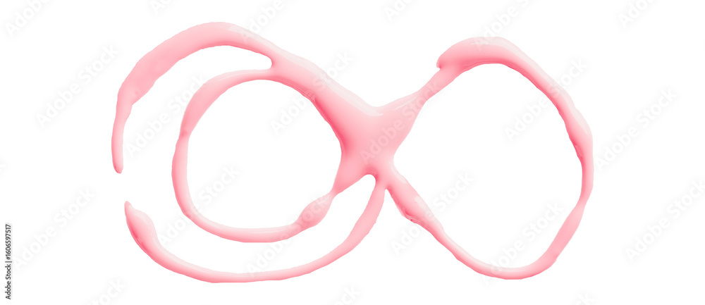 Beautiful pink watercolor brush isolated on transparent background. Beautiful pink watercolor brush isolated on transparent background.