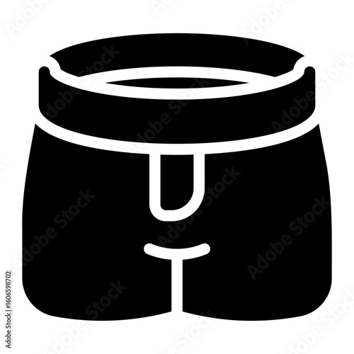 boxer glyph icon
