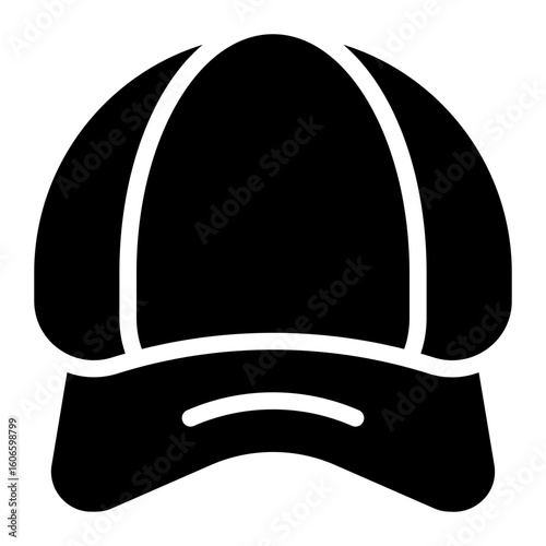 hat glyph icon