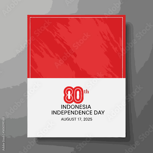 Celebrate Indonesia’s 80th Independence Day on August 17, 2025. A proud moment of freedom and unity. Perfect for posters, books, and online articles