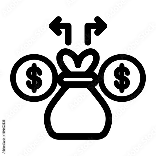Money Exchange Business Icon