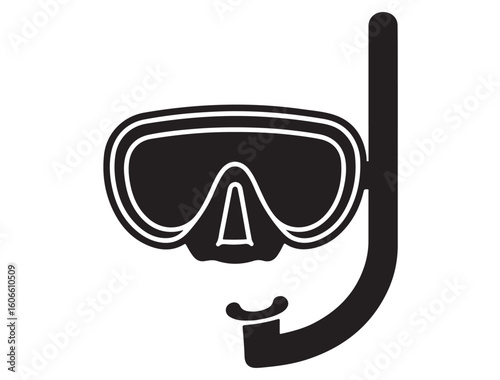 SNORKEL MASK SILHOUETTE