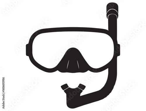 SNORKEL MASK SILHOUETTE