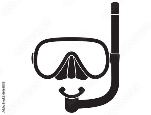 SNORKEL MASK SILHOUETTE
