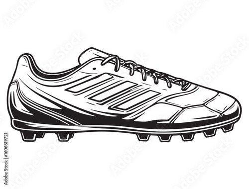 SOCCER SHOES SILHOUETTE