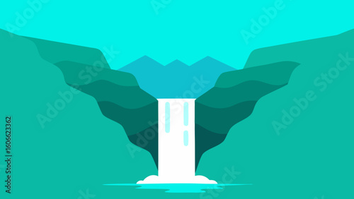 Discover a breathtaking hidden waterfall cascading into a pristine turquoise pool
