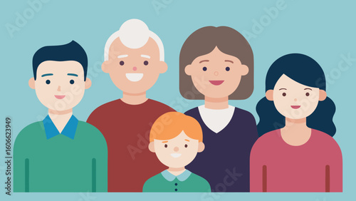 A Multi Generational Family Portrait Capturing Love and Unity