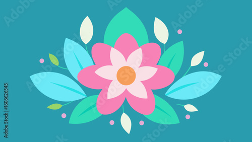 Soft Gradient Spring Floral Background Blooming Natural Beauty Scene
