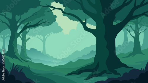 Discover a tranquil moss draped oak forest on the west coast