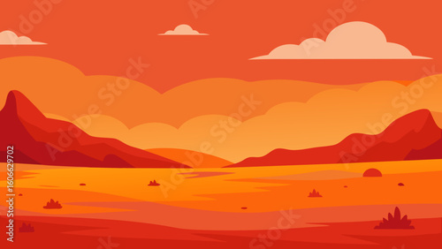 Explore a vast open tundra landscape in autumn with colorful ground