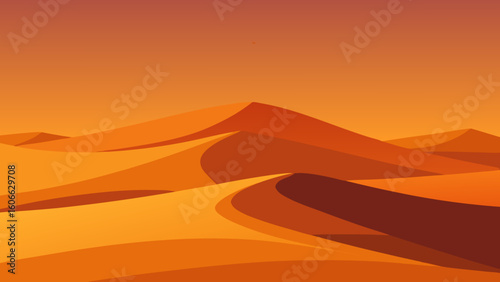 Discover a vast rippling sea of sand dunes in the Sahara Desert