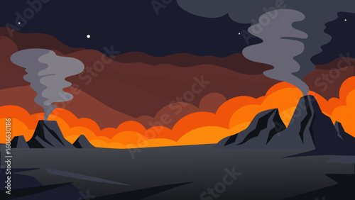 Explore a unique volcanic landscape with fields of black hardened lava