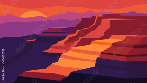 Observe the Dramatic Layered Cliffs of the Grand Canyon Arizona